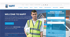 Desktop Screenshot of napit.org.uk