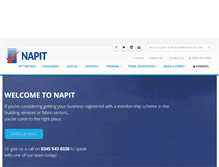 Tablet Screenshot of napit.org.uk